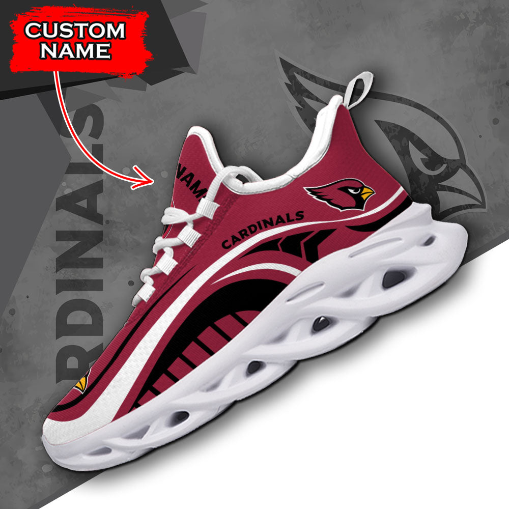 Personalized Arizona Cardinals NFL Max Soul Shoes Sneakers for Men And Women – NFL Football Fan Shoes, Team Sneakers