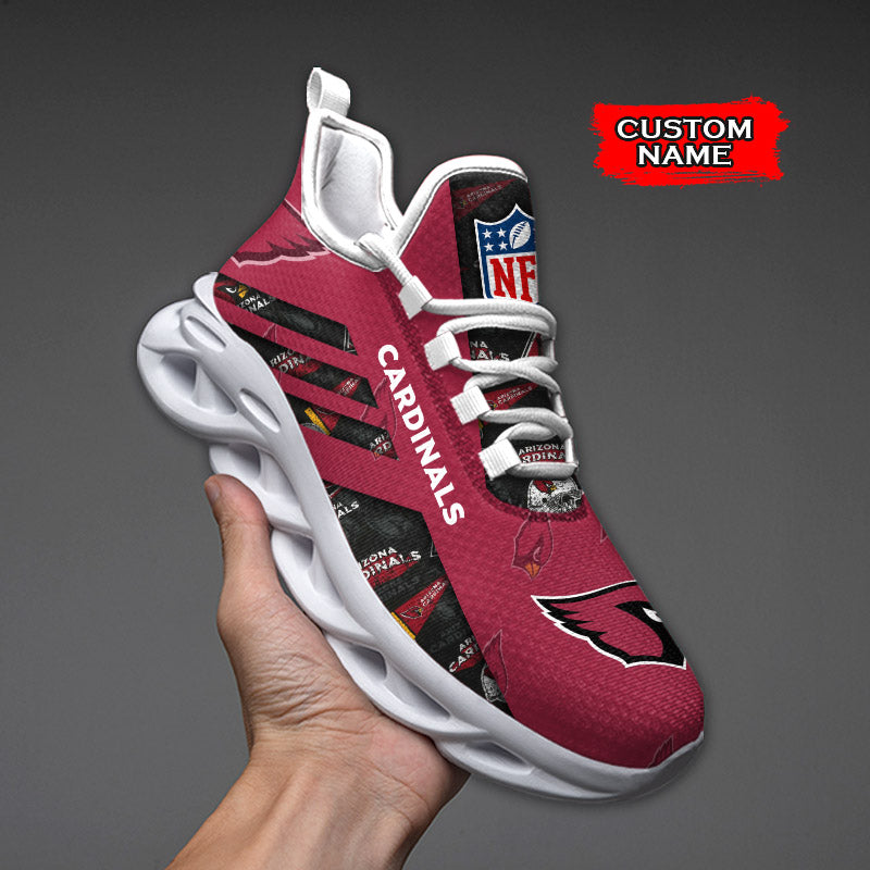Personalized Arizona Cardinals NFL Max Soul Shoes Sneakers for Men And Women – NFL Football Fan Shoes, Team Sneakers
