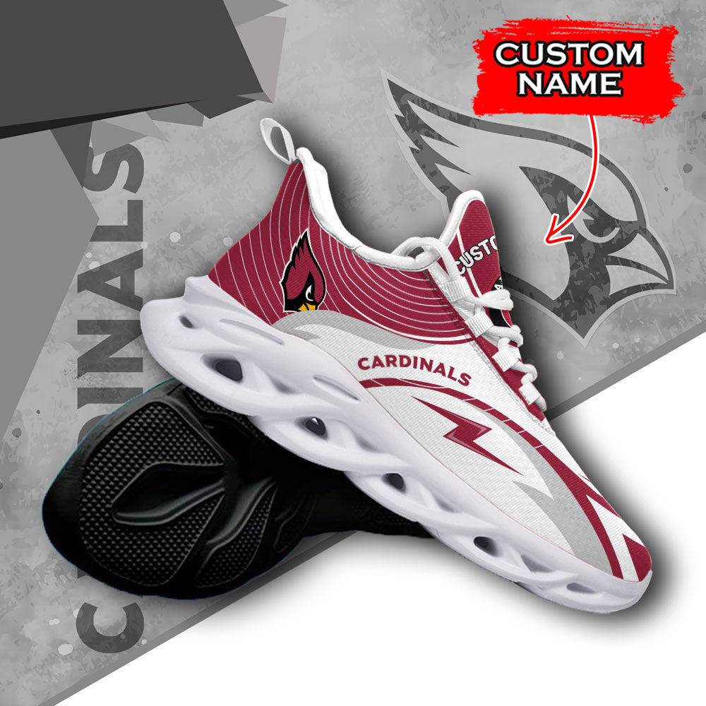 Personalized Arizona Cardinals NFL Max Soul Shoes Sneakers for Men And Women – NFL Football Fan Shoes, Team Sneakers - Image 3