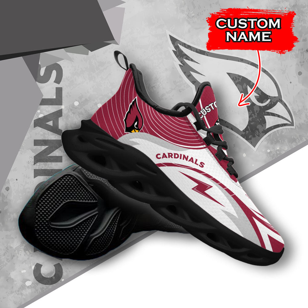 Personalized Arizona Cardinals NFL Max Soul Shoes Sneakers for Men And Women – NFL Football Fan Shoes, Team Sneakers - Image 4