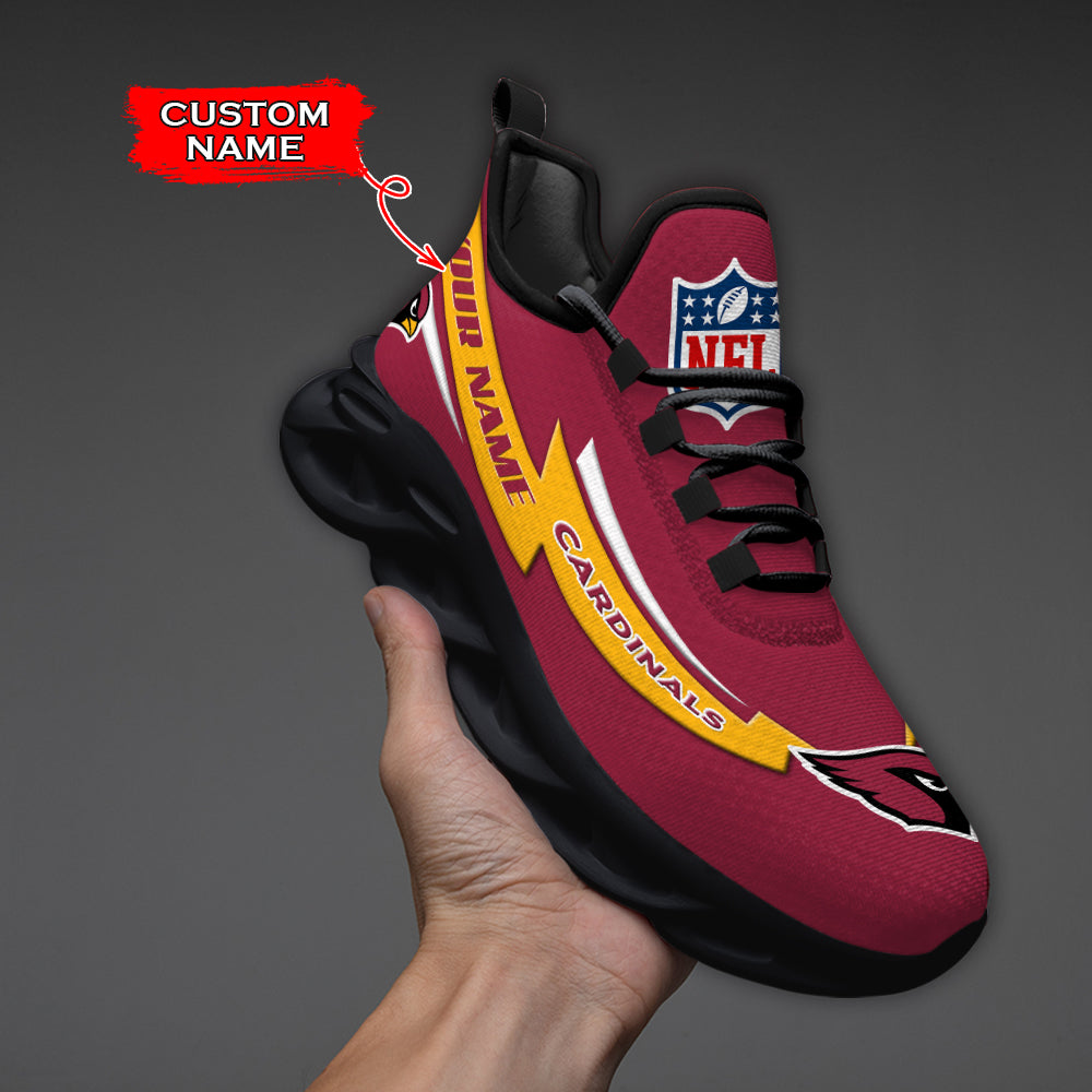 Personalized Arizona Cardinals NFL Max Soul Shoes Sneakers for Men And Women – NFL Football Fan Shoes, Team Sneakers - Image 5