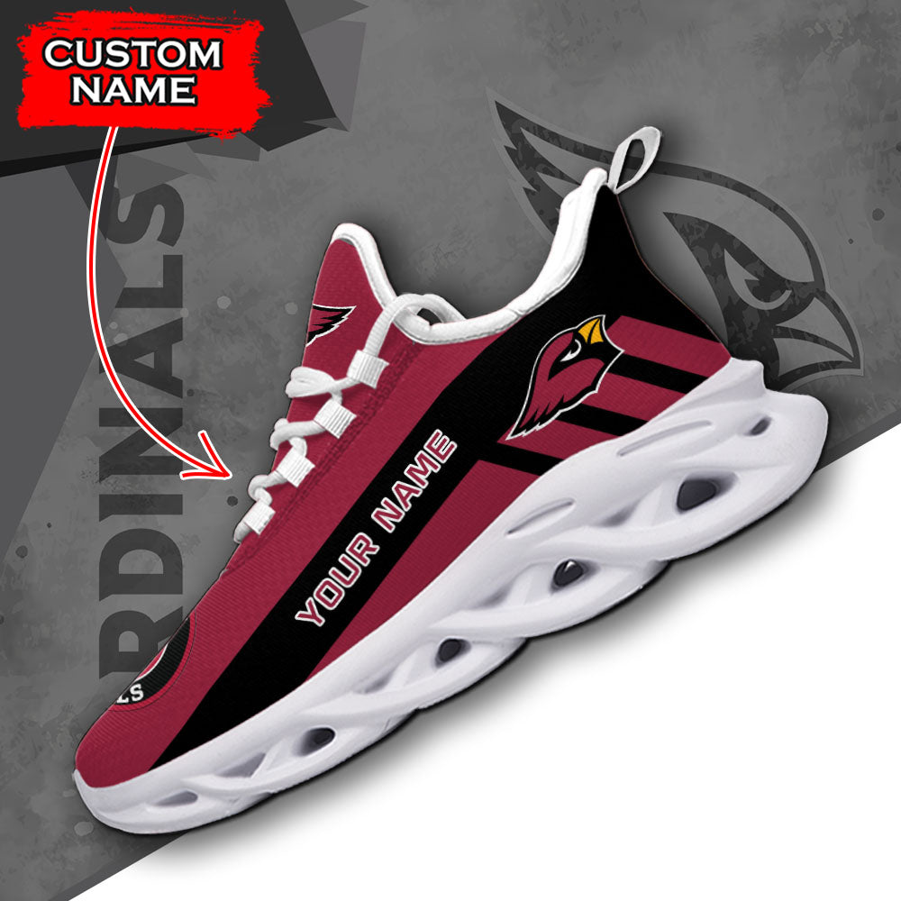 Personalized Arizona Cardinals NFL Max Soul Shoes Sneakers for Men And Women – NFL Football Fan Shoes, Team Sneakers