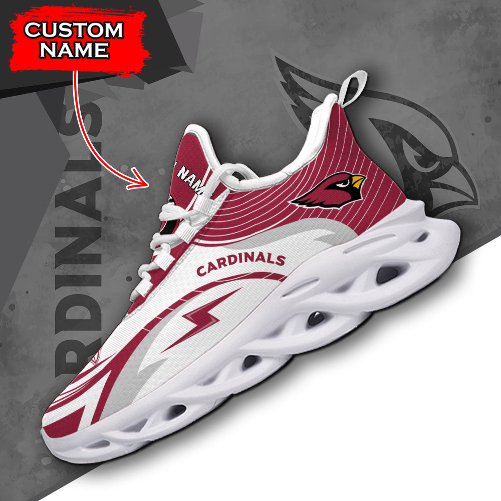 Personalized Arizona Cardinals NFL Max Soul Shoes Sneakers for Men And Women – NFL Football Fan Shoes, Team Sneakers