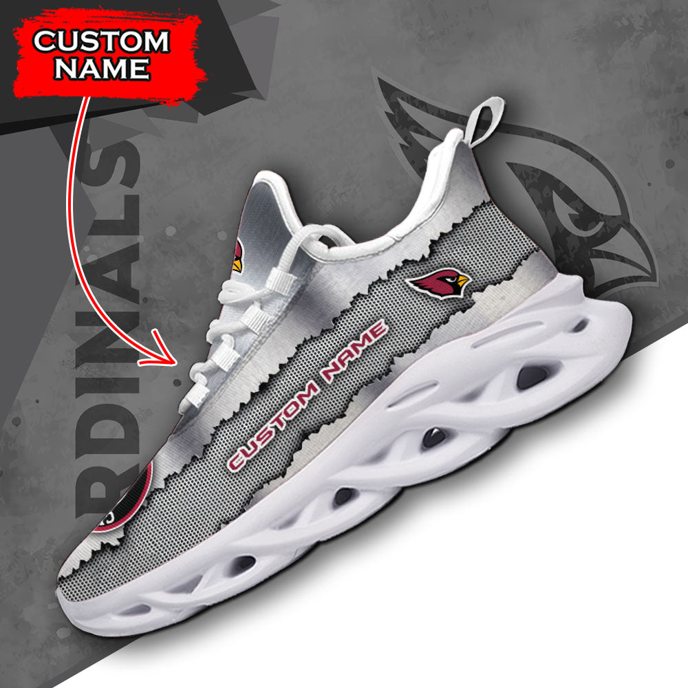 Personalized Arizona Cardinals NFL Max Soul Shoes Sneakers for Men And Women – NFL Football Fan Shoes, Team Sneakers