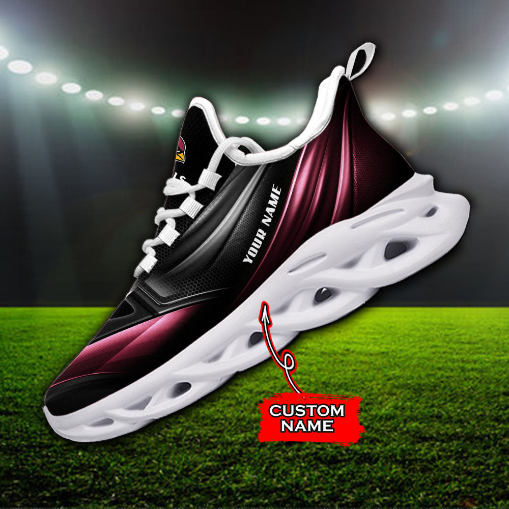 Personalized Arizona Cardinals NFL Max Soul Shoes Sneakers for Men And Women – NFL Football Fan Shoes, Team Sneakers