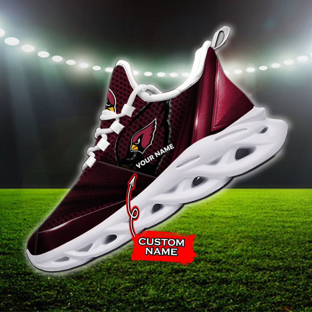 Personalized Arizona Cardinals NFL Max Soul Shoes Sneakers for Men And Women – NFL Football Fan Shoes, Team Sneakers