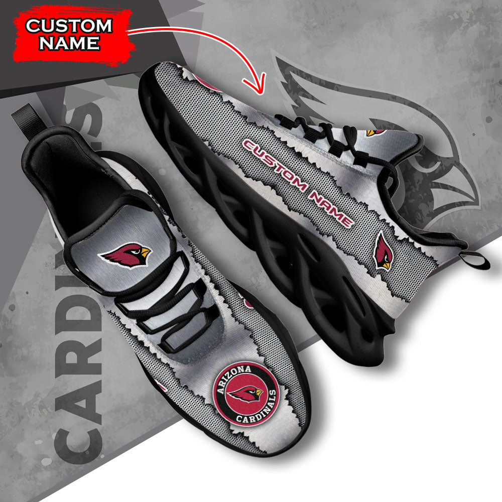 Personalized Arizona Cardinals NFL Max Soul Shoes Sneakers for Men And Women – NFL Football Fan Shoes, Team Sneakers - Image 5