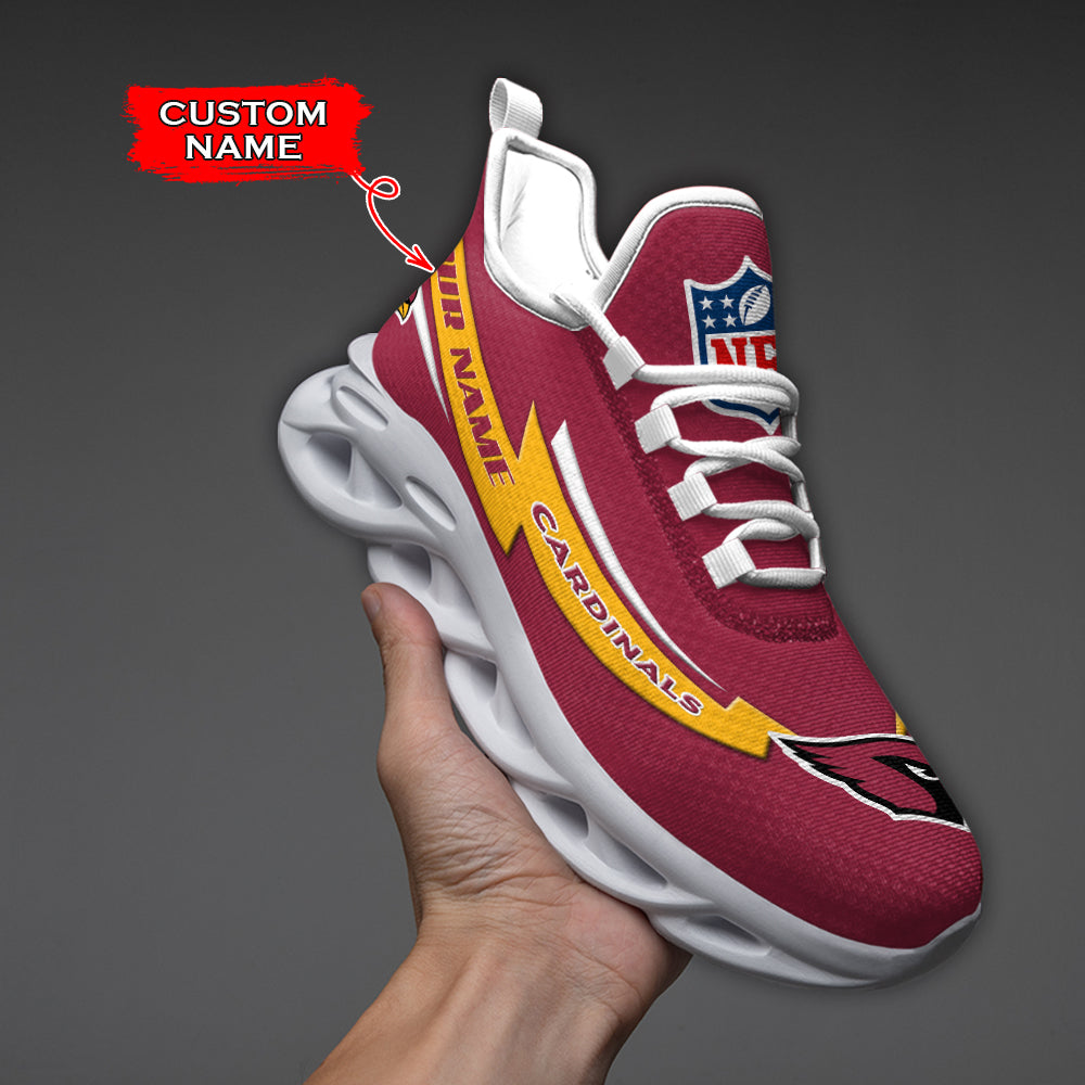 Personalized Arizona Cardinals NFL Max Soul Shoes Sneakers for Men And Women – NFL Football Fan Shoes, Team Sneakers