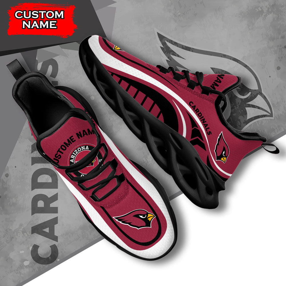 Personalized Arizona Cardinals NFL Max Soul Shoes Sneakers for Men And Women – NFL Football Fan Shoes, Team Sneakers - Image 5