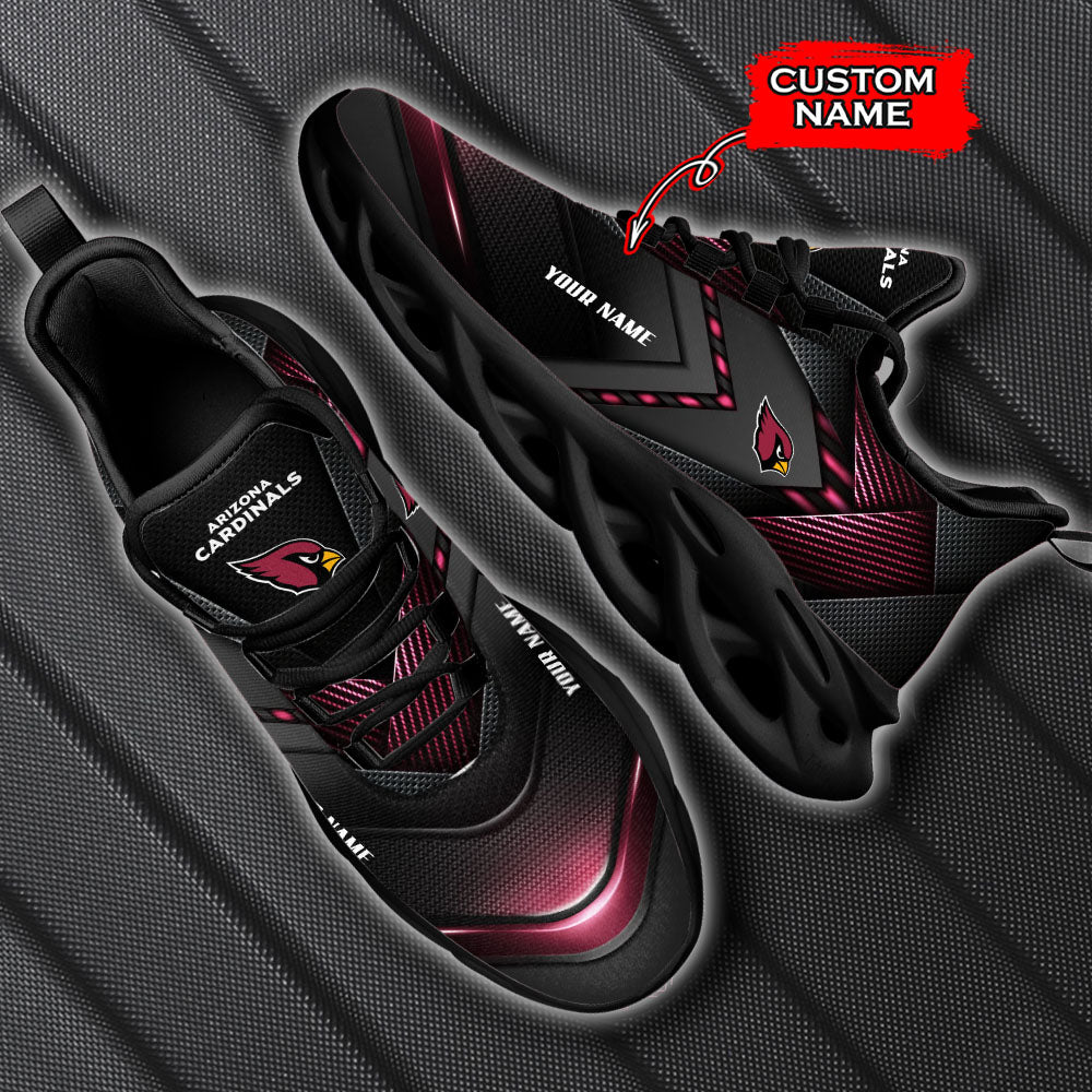 Personalized Arizona Cardinals NFL Max Soul Shoes Sneakers for Men And Women – NFL Football Fan Shoes, Team Sneakers - Image 5