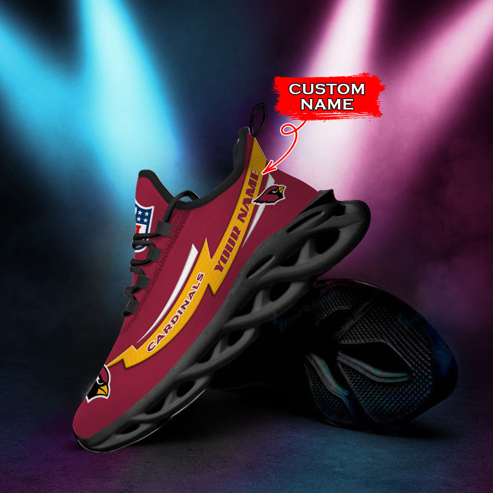 Personalized Arizona Cardinals NFL Max Soul Shoes Sneakers for Men And Women – NFL Football Fan Shoes, Team Sneakers - Image 6