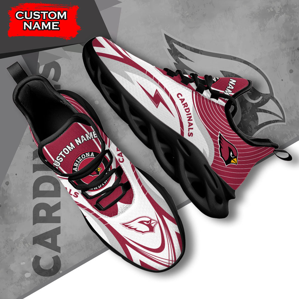 Personalized Arizona Cardinals NFL Max Soul Shoes Sneakers for Men And Women – NFL Football Fan Shoes, Team Sneakers - Image 5