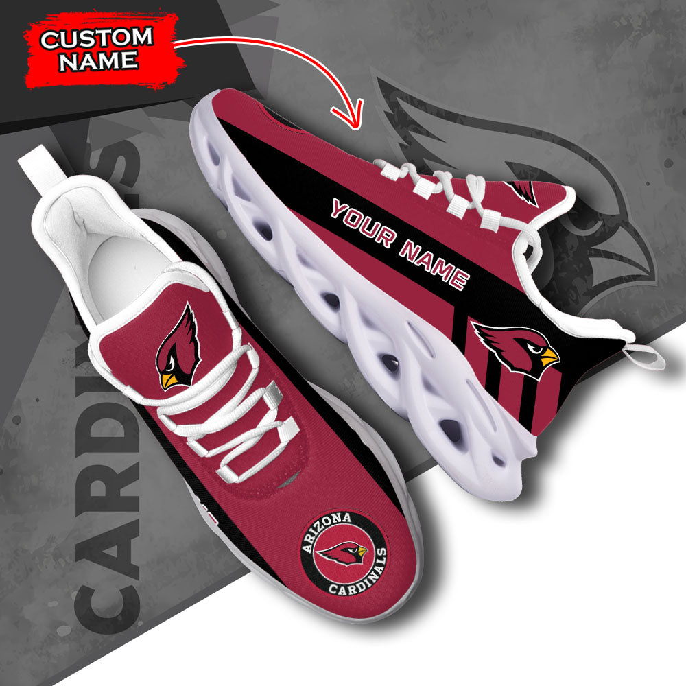 Personalized Arizona Cardinals NFL Max Soul Shoes Sneakers for Men And Women – NFL Football Fan Shoes, Team Sneakers - Image 6