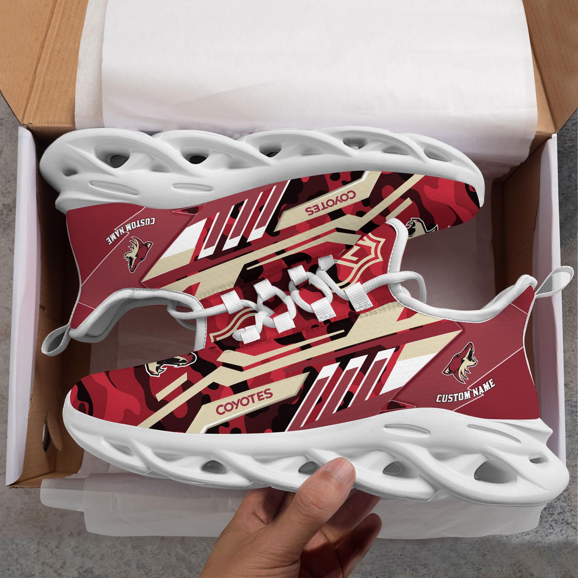 Personalized Arizona Coyotes Max Soul Shoes Sneakers for Men And Women – NHL Hockey Fan Shoes, Team Sneakers