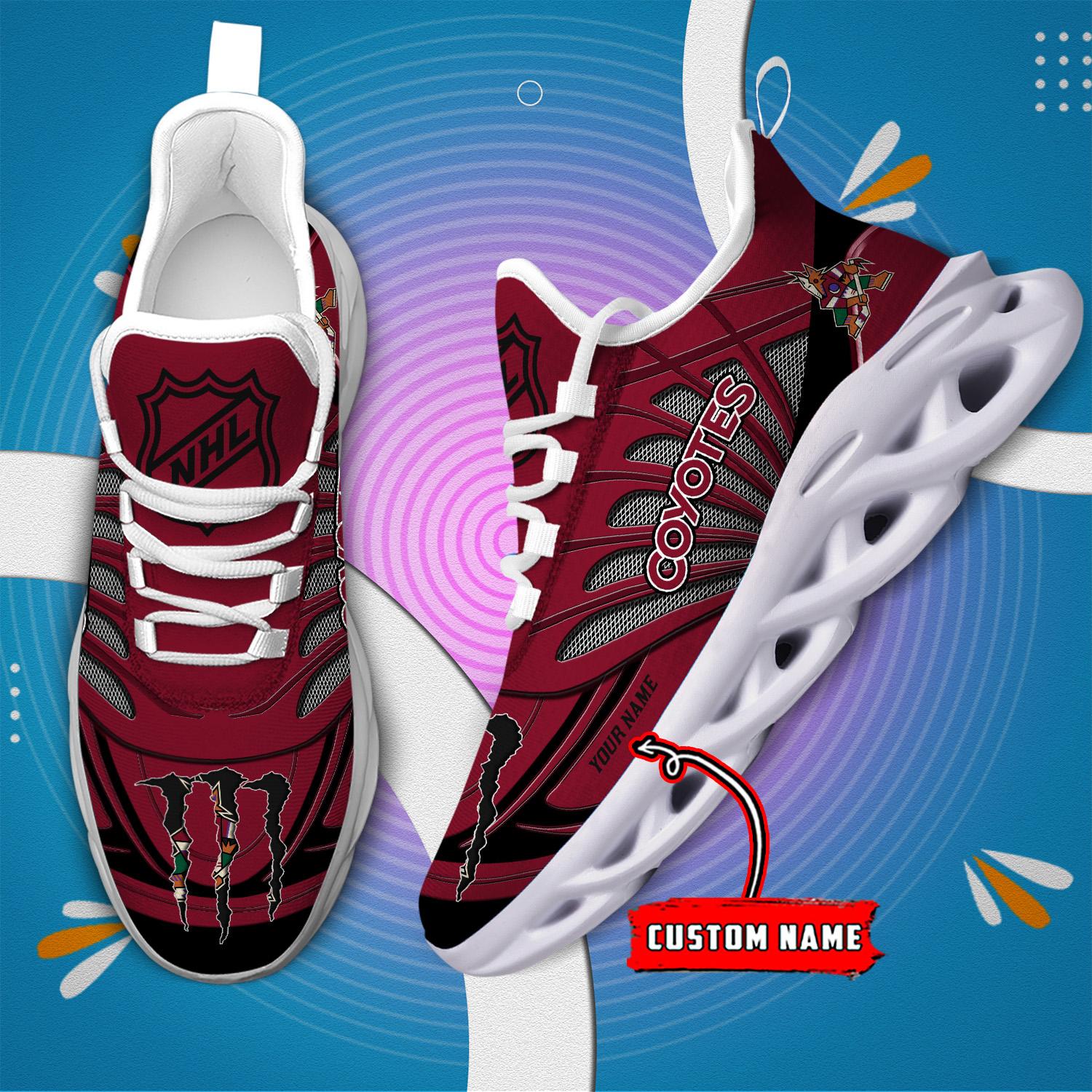 Personalized Arizona Coyotes Max Soul Shoes Sneakers for Men And Women – NHL Hockey Fan Shoes, Team Sneakers - Image 7