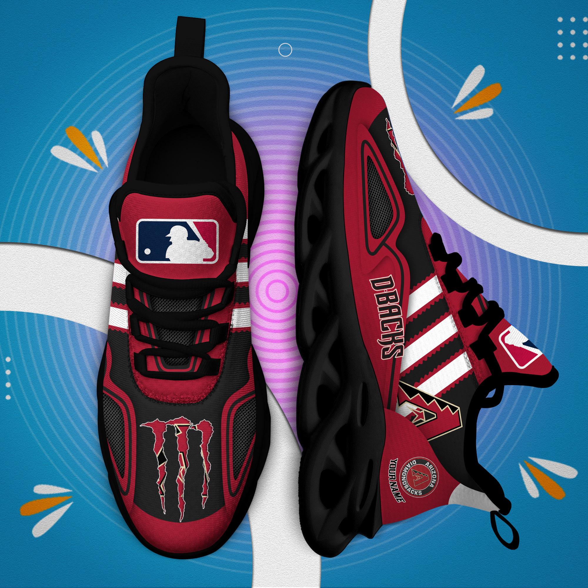 Personalized Arizona Diamondbacks Max Soul Shoes Sneakers for Men And Women – MLB Baseball Fan Shoes, Team Sneakers - Image 5