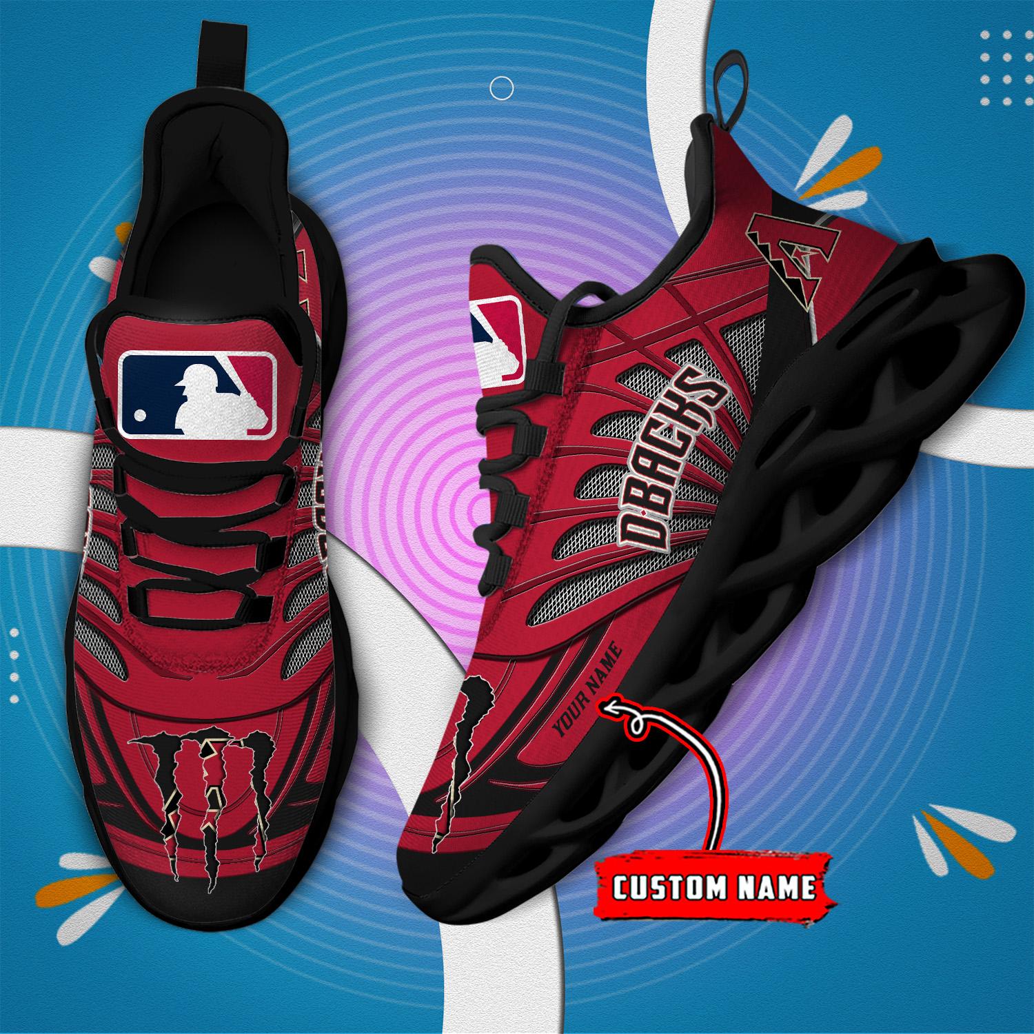 Personalized Arizona Diamondbacks Max Soul Shoes Sneakers for Men And Women – MLB Baseball Fan Shoes, Team Sneakers - Image 6