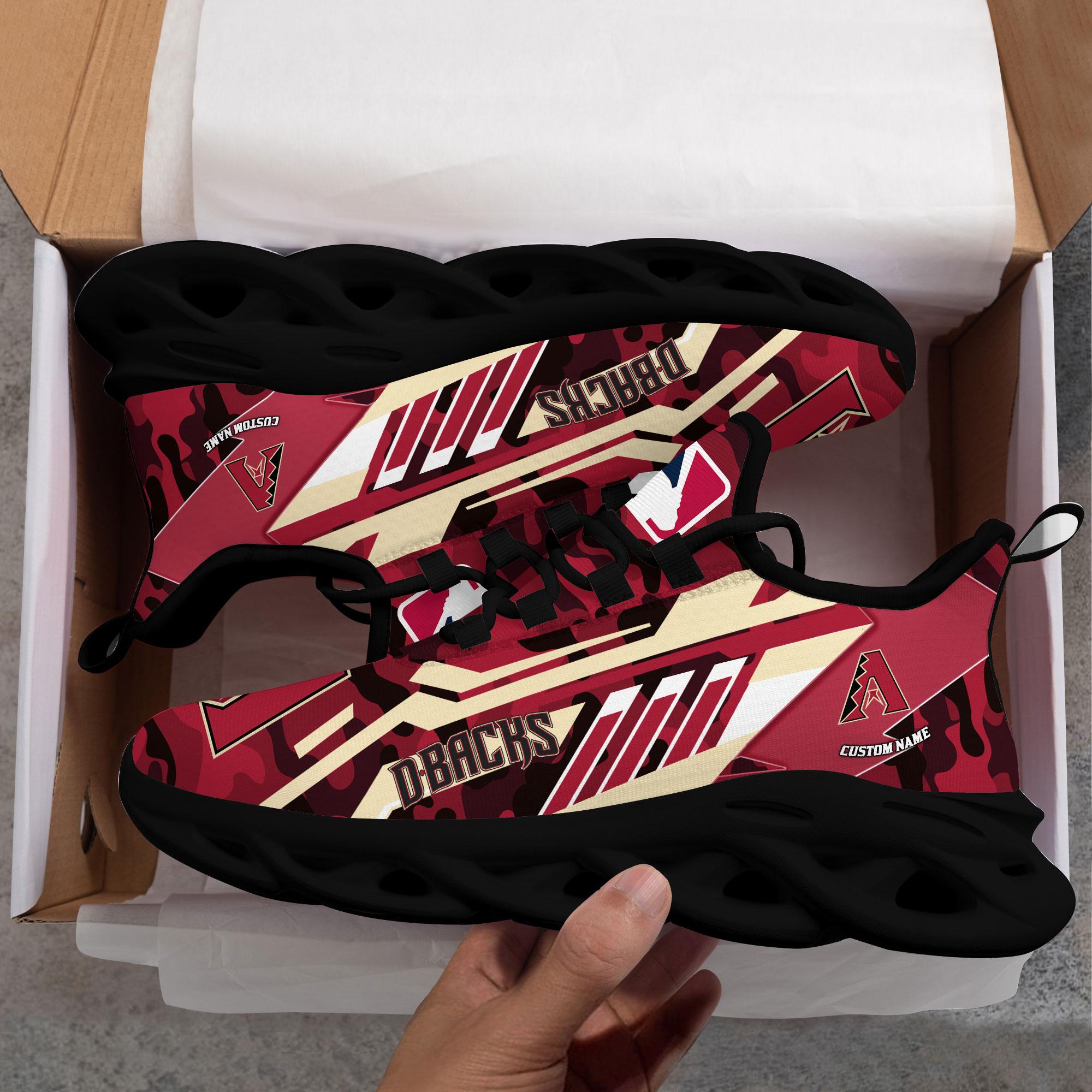 Personalized Arizona Diamondbacks Max Soul Shoes Sneakers for Men And Women – MLB Baseball Fan Shoes, Team Sneakers - Image 3
