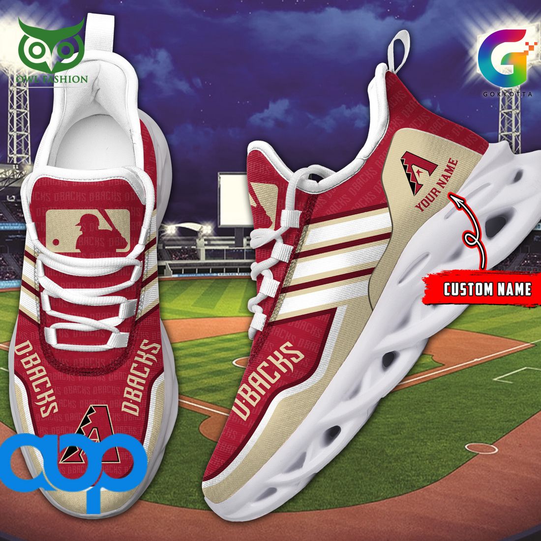 Personalized Arizona Diamondbacks Max Soul Shoes Sneakers for Men And Women – MLB Baseball Fan Shoes, Team Sneakers
