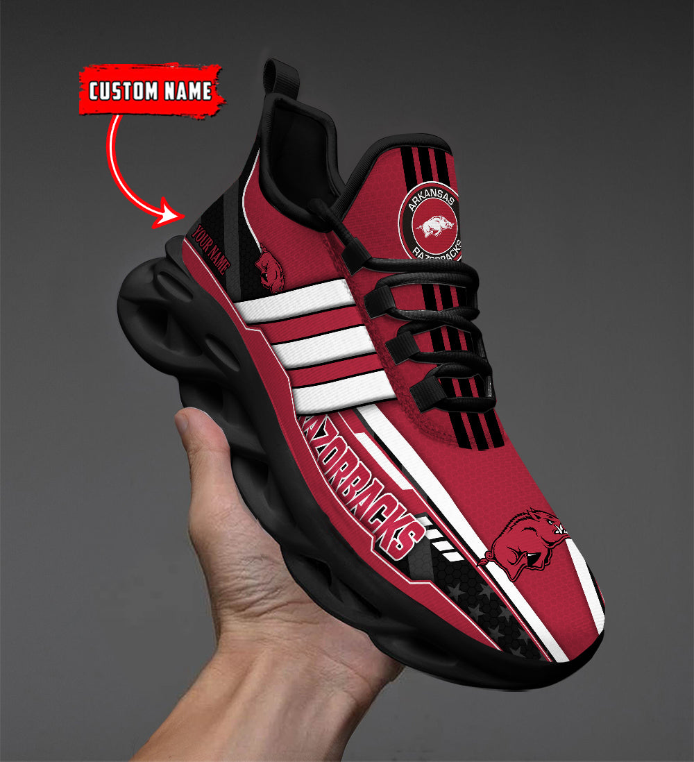 Personalized Arkansas Razorbacks Max Soul Shoes Sneakers for Men And Women – NCAA Fan Shoes, Team Sneakers - Image 6