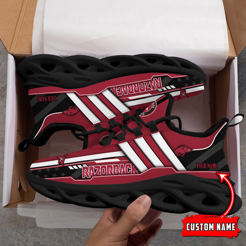 Personalized Arkansas Razorbacks Max Soul Shoes Sneakers for Men And Women – NCAA Fan Shoes, Team Sneakers - Image 3