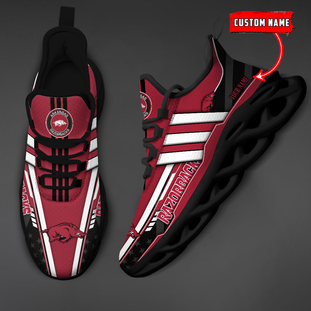 Personalized Arkansas Razorbacks Max Soul Shoes Sneakers for Men And Women – NCAA Fan Shoes, Team Sneakers - Image 5