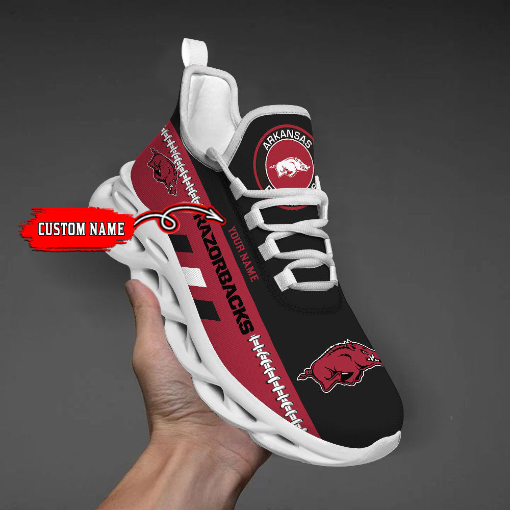 Personalized Arkansas Razorbacks Max Soul Shoes Sneakers for Men And Women – NCAA Fan Shoes, Team Sneakers