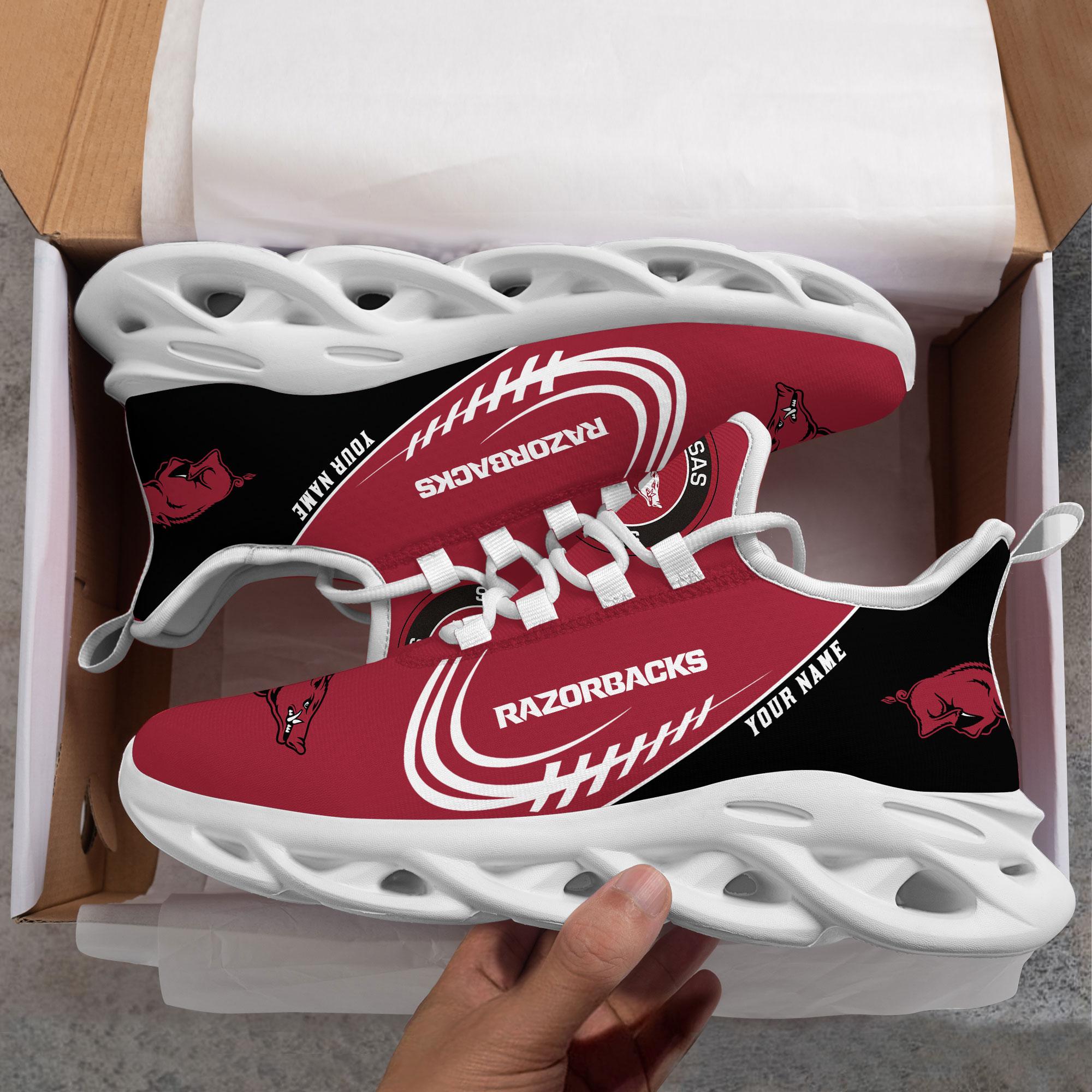 Personalized Arkansas Razorbacks Max Soul Shoes Sneakers for Men And Women – NCAA Fan Shoes, Team Sneakers - Image 6
