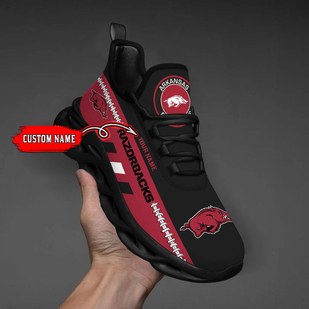 Personalized Arkansas Razorbacks Max Soul Shoes Sneakers for Men And Women – NCAA Fan Shoes, Team Sneakers - Image 6