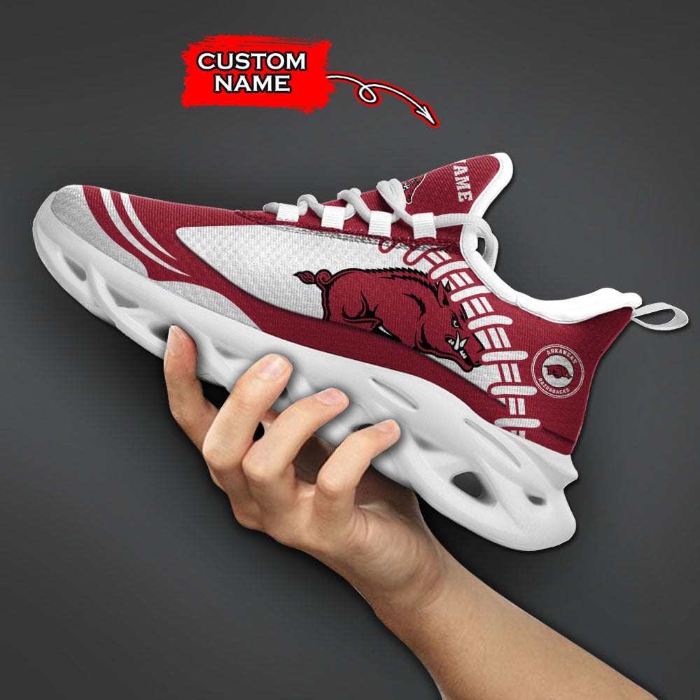 Personalized Arkansas Razorbacks NCAA Max Soul Shoes Sneakers for Men And Women – NCAA Fan Shoes, Team Sneakers - Image 5