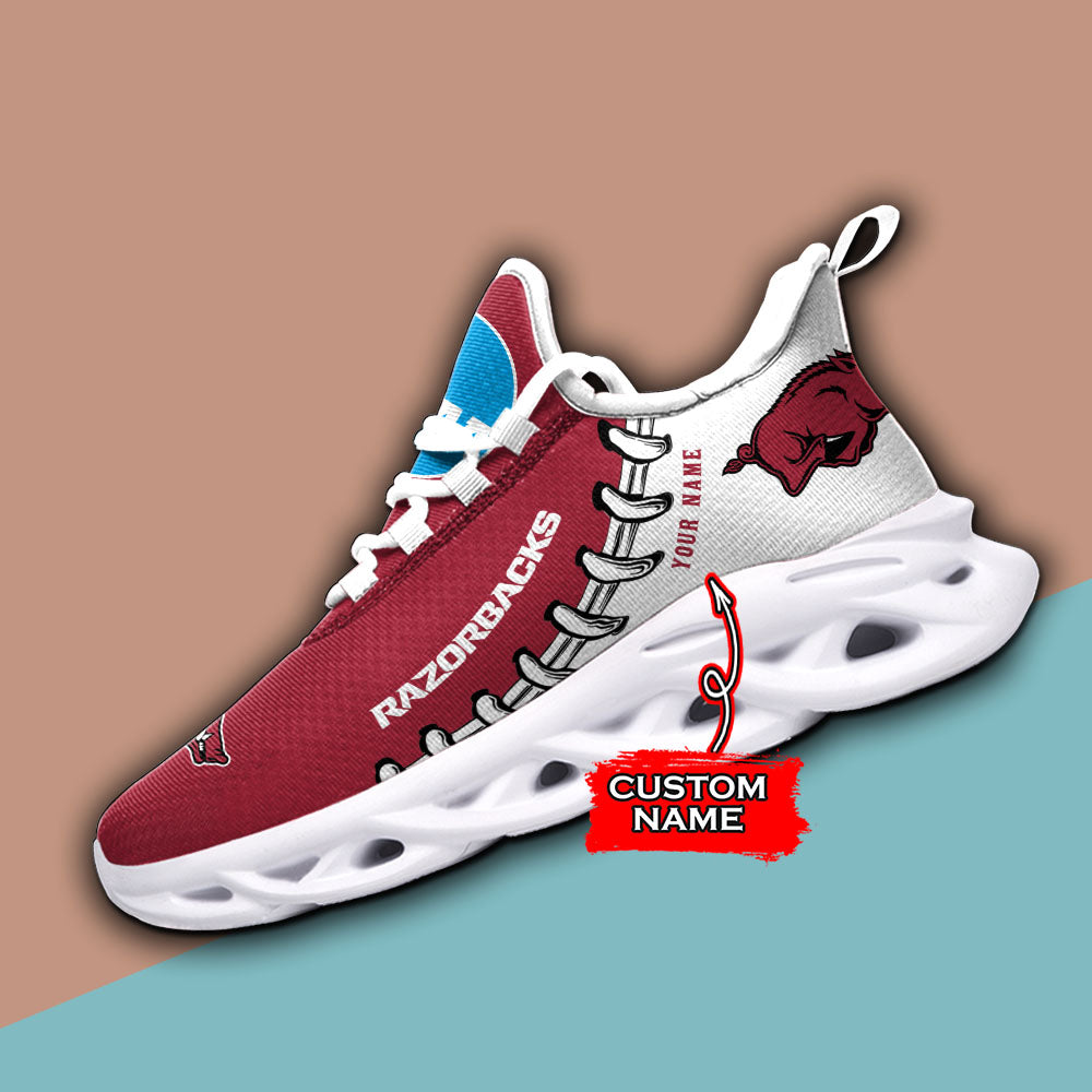 Personalized Arkansas Razorbacks NCAA Max Soul Shoes Sneakers for Men And Women – NCAA Fan Shoes, Team Sneakers - Image 3