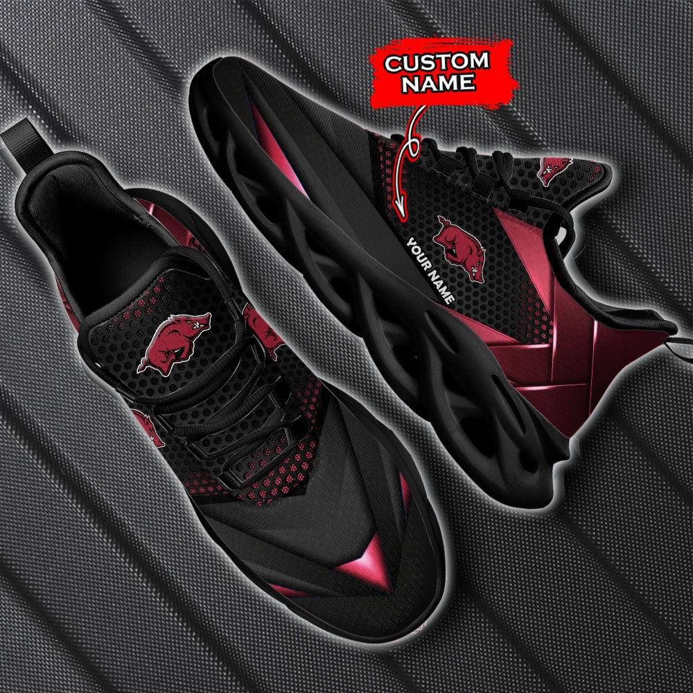 Personalized Arkansas Razorbacks NCAA Max Soul Shoes Sneakers for Men And Women – NCAA Fan Shoes, Team Sneakers - Image 6