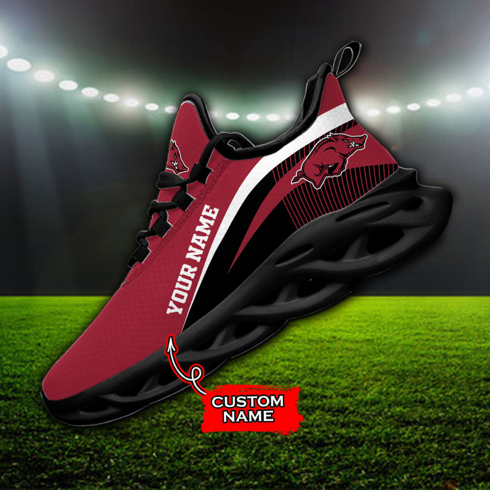 Personalized Arkansas Razorbacks NCAA Max Soul Shoes Sneakers for Men And Women – NCAA Fan Shoes, Team Sneakers - Image 3