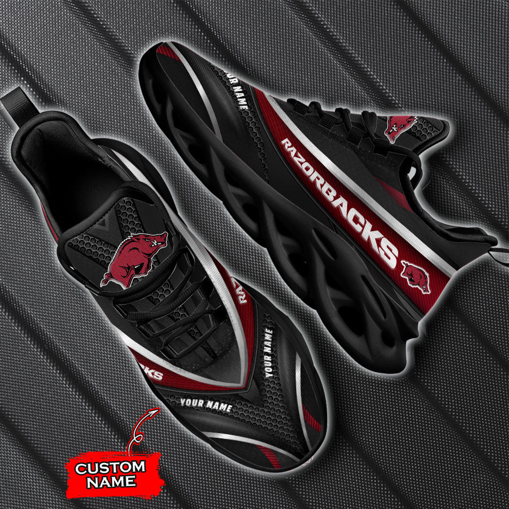 Personalized Arkansas Razorbacks NCAA Max Soul Shoes Sneakers for Men And Women – NCAA Fan Shoes, Team Sneakers - Image 6