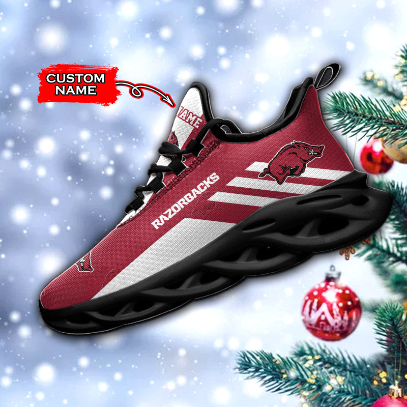 Personalized Arkansas Razorbacks NCAA Max Soul Shoes Sneakers for Men And Women – NCAA Fan Shoes, Team Sneakers - Image 4
