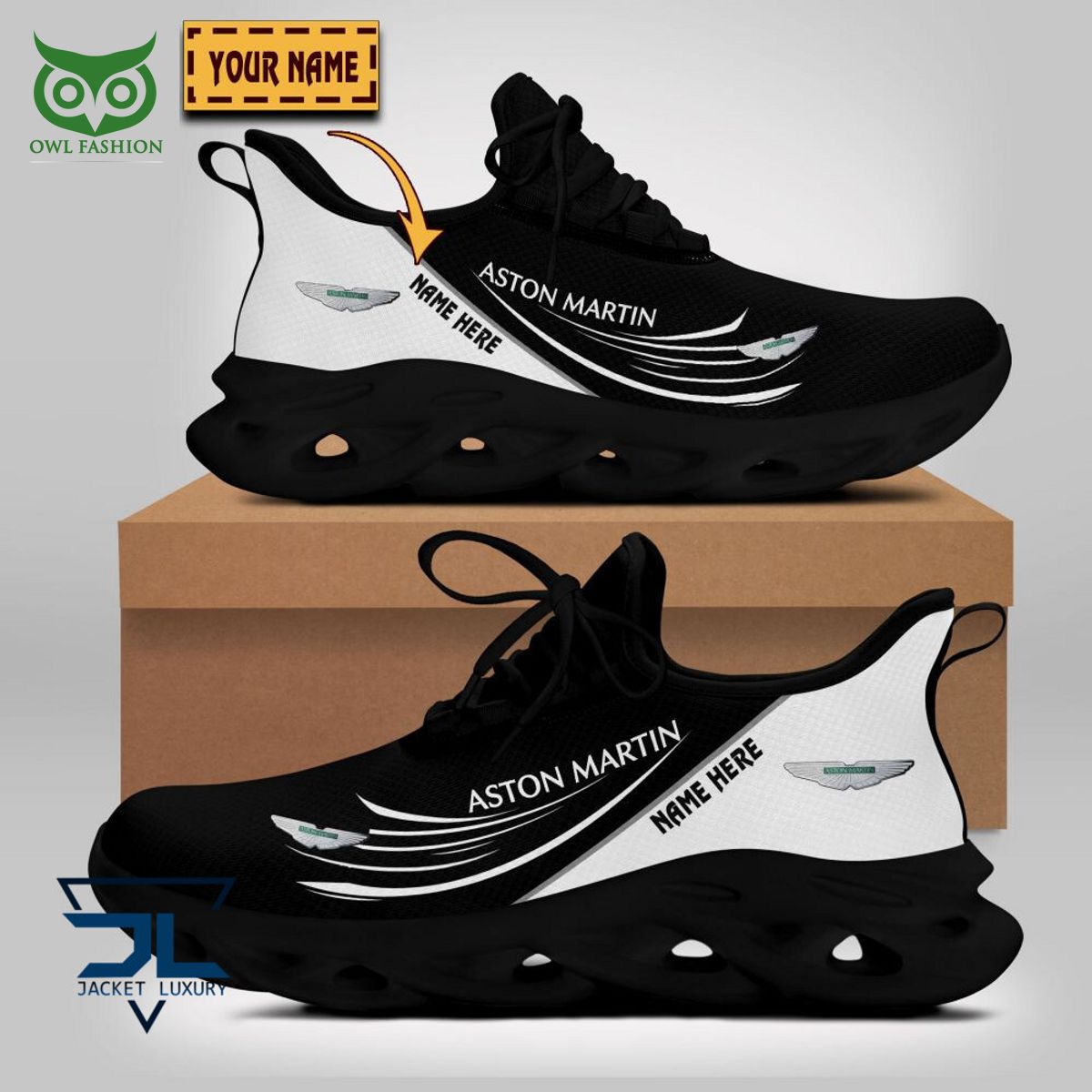 Personalized Aston Martin Max Soul Shoes Sneakers for Men And Women – Car Shoes, Racing Sneakers - Image 4