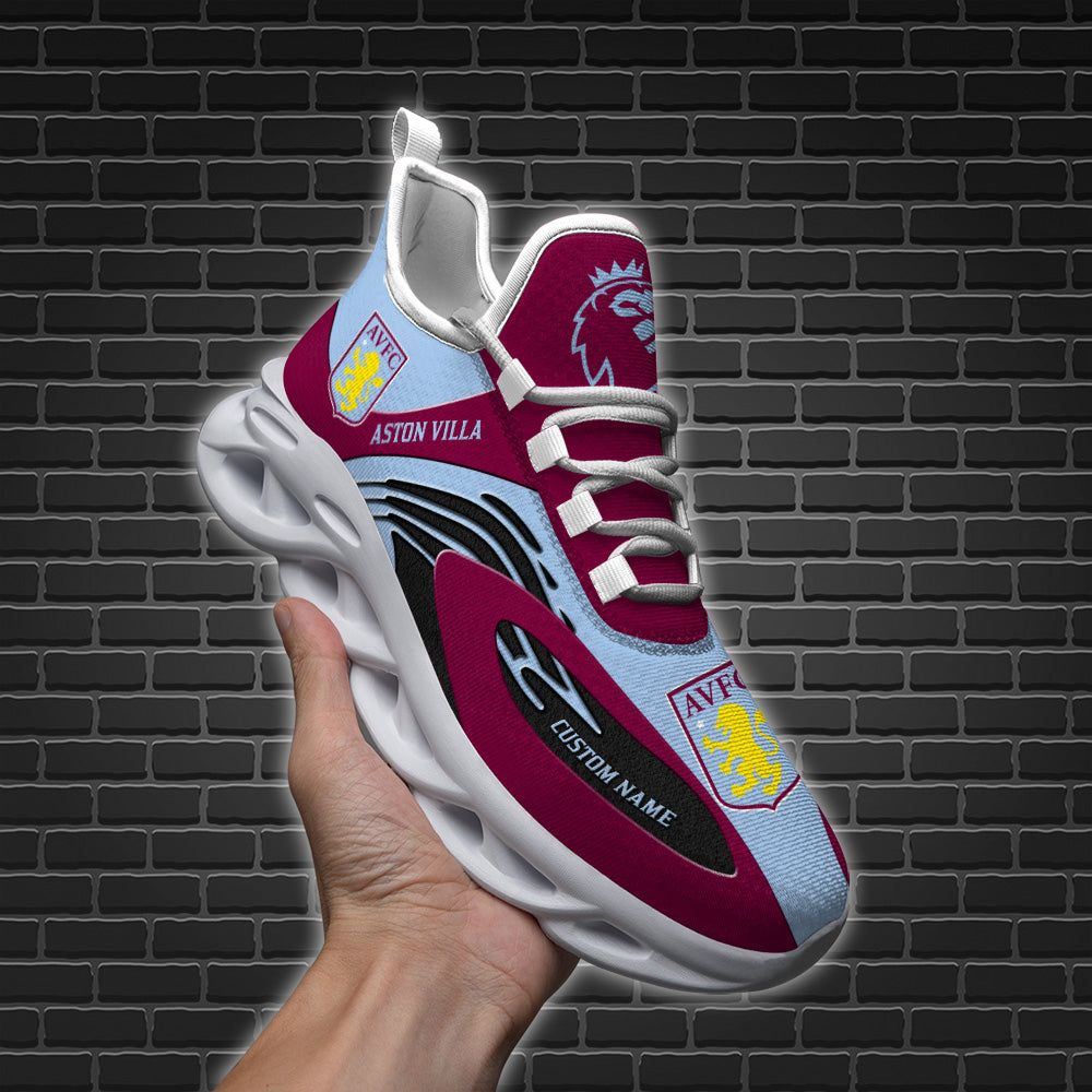 Personalized Aston Villa NCAA Max Soul Shoes Sneakers for Men And Women – NCAA Fan Shoes, Team Sneakers - Image 4