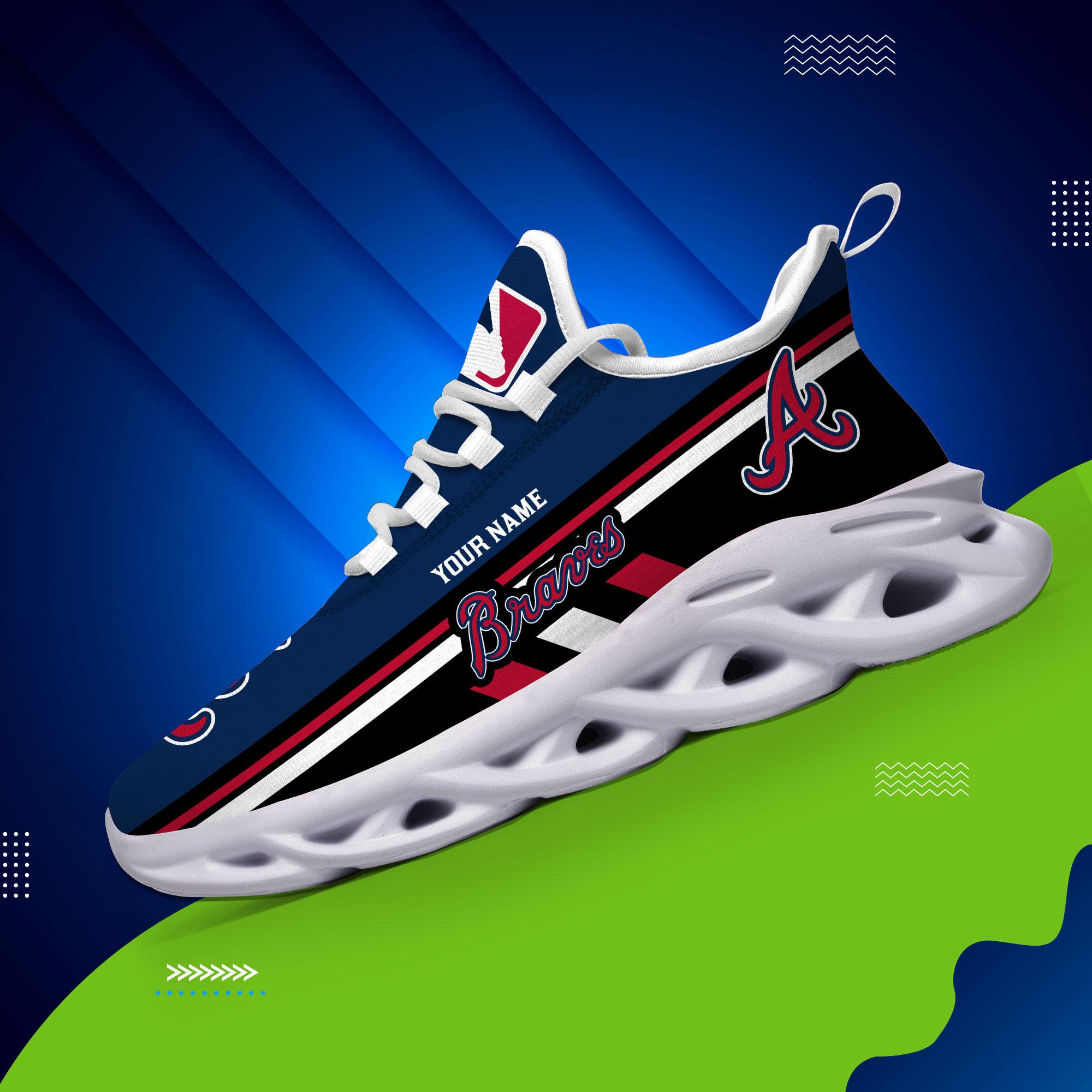 Personalized Atlanta Braves Max Soul Shoes Sneakers for Men And Women – MLB Baseball Fan Shoes, Team Sneakers - Image 6