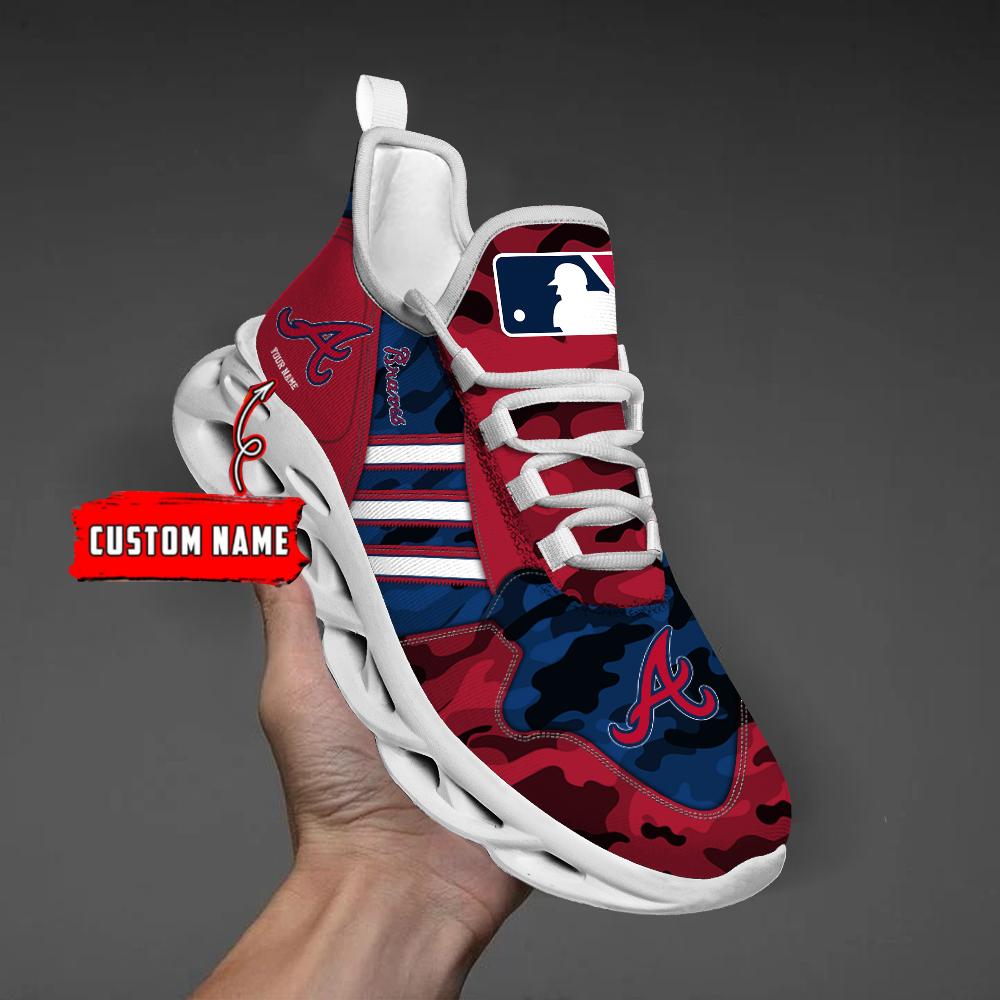 Personalized Atlanta Braves Max Soul Shoes Sneakers for Men And Women – MLB Baseball Fan Shoes, Team Sneakers