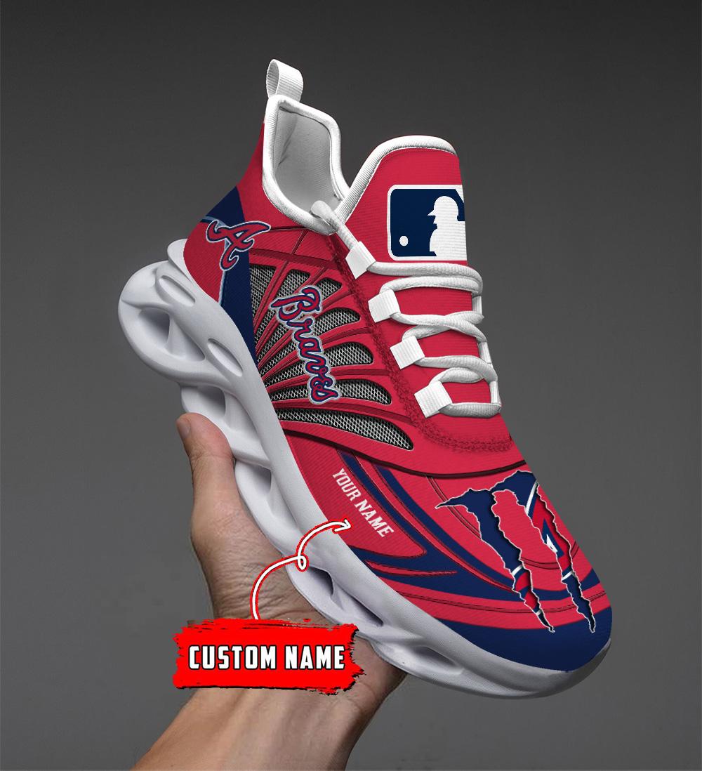 Personalized Atlanta Braves Max Soul Shoes Sneakers for Men And Women – MLB Baseball Fan Shoes, Team Sneakers