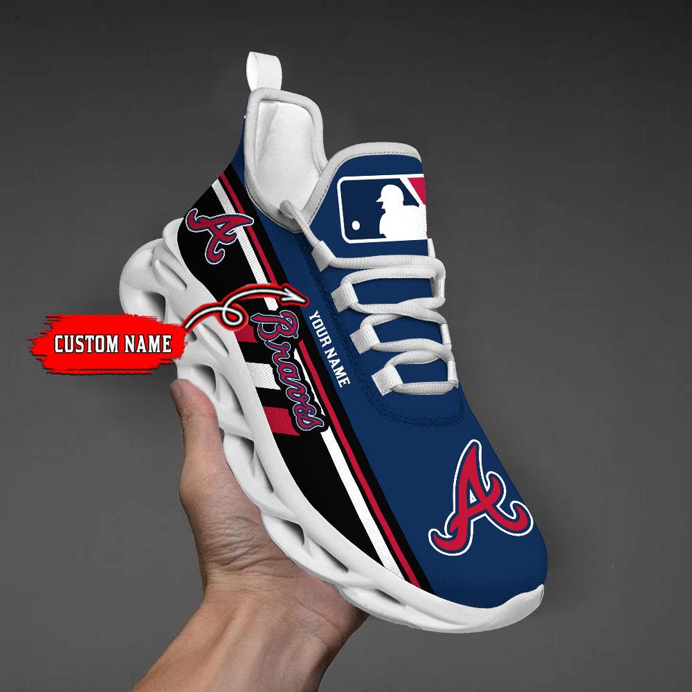 Personalized Atlanta Braves Max Soul Shoes Sneakers for Men And Women – MLB Baseball Fan Shoes, Team Sneakers