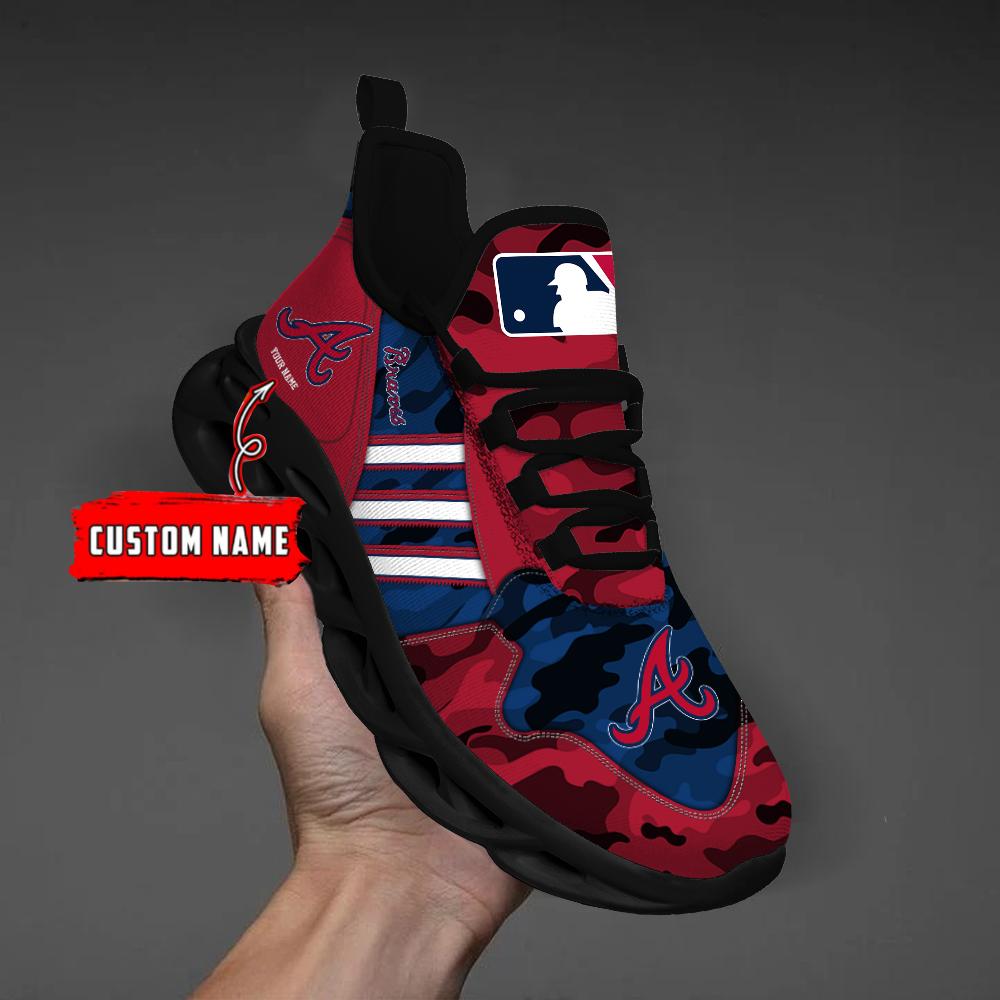Personalized Atlanta Braves Max Soul Shoes Sneakers for Men And Women – MLB Baseball Fan Shoes, Team Sneakers - Image 7
