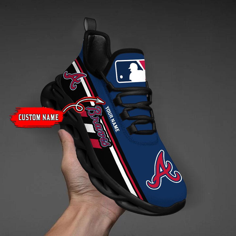 Personalized Atlanta Braves Max Soul Shoes Sneakers for Men And Women – MLB Baseball Fan Shoes, Team Sneakers - Image 7