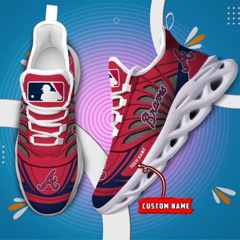 Personalized Atlanta Braves Max Soul Shoes Sneakers for Men And Women – MLB Baseball Fan Shoes, Team Sneakers