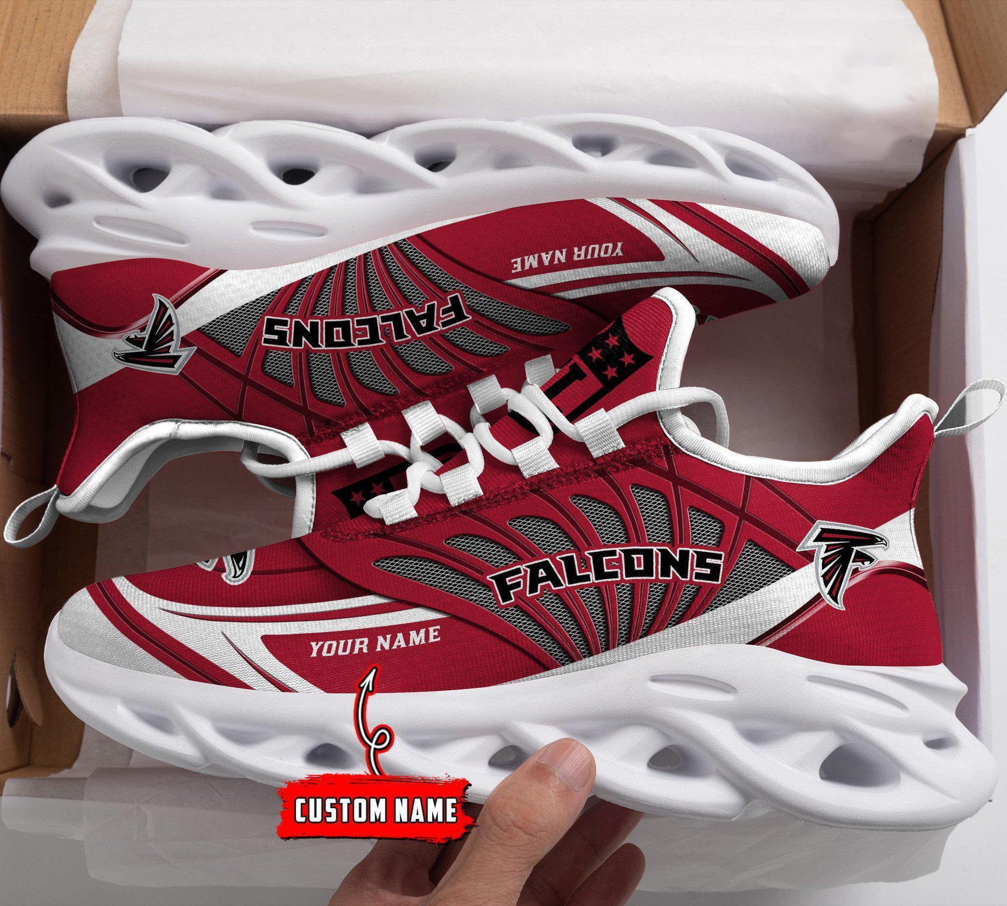 Personalized Atlanta Falcons Max Soul Shoes Sneakers for Men And Women – NFL Football Fan Shoes, Team Sneakers
