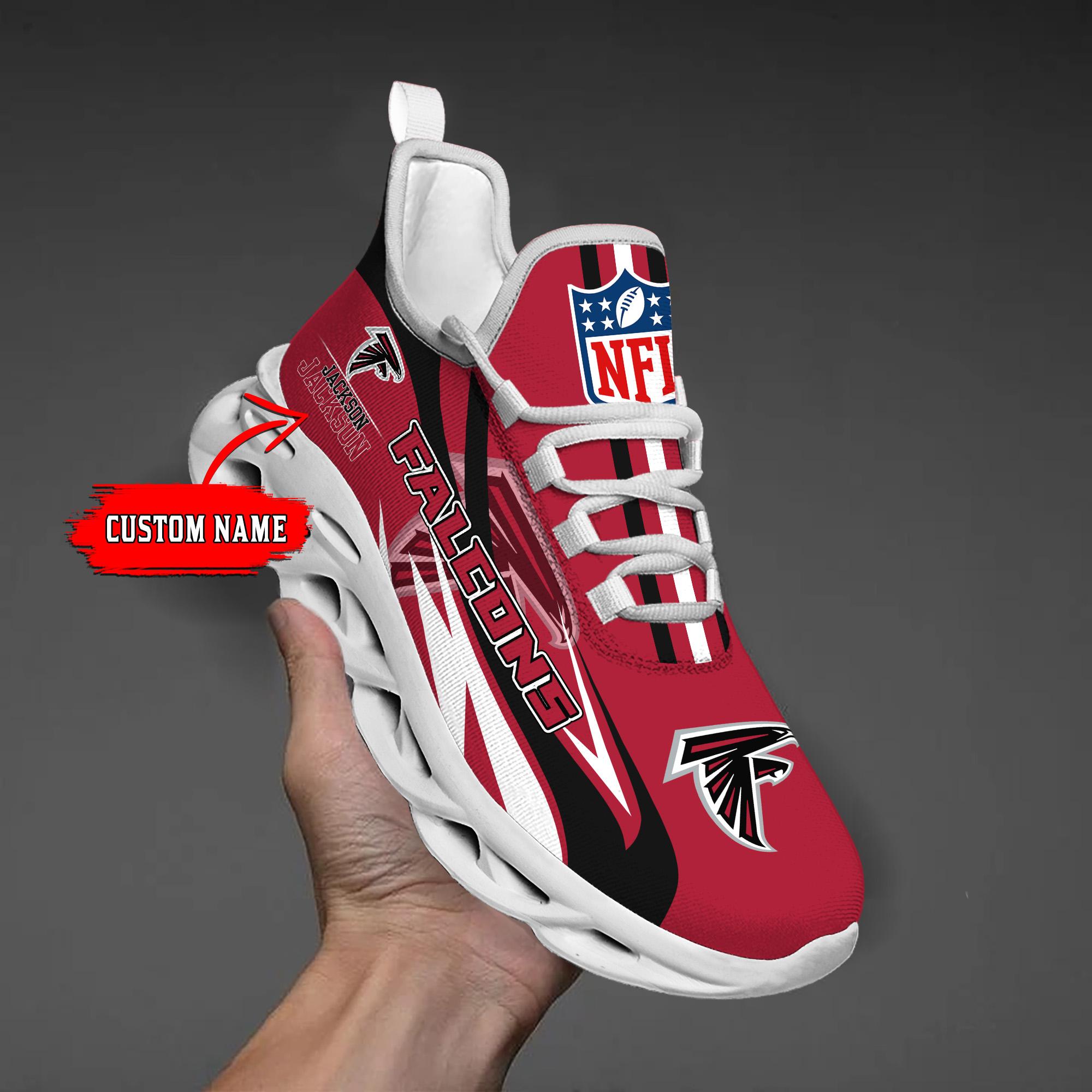 Personalized Atlanta Falcons Max Soul Shoes Sneakers for Men And Women – NFL Football Fan Shoes, Team Sneakers