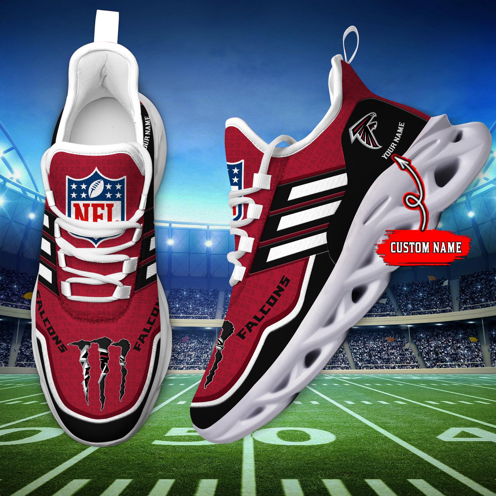 Personalized Atlanta Falcons Max Soul Shoes Sneakers for Men And Women – NFL Football Fan Shoes, Team Sneakers