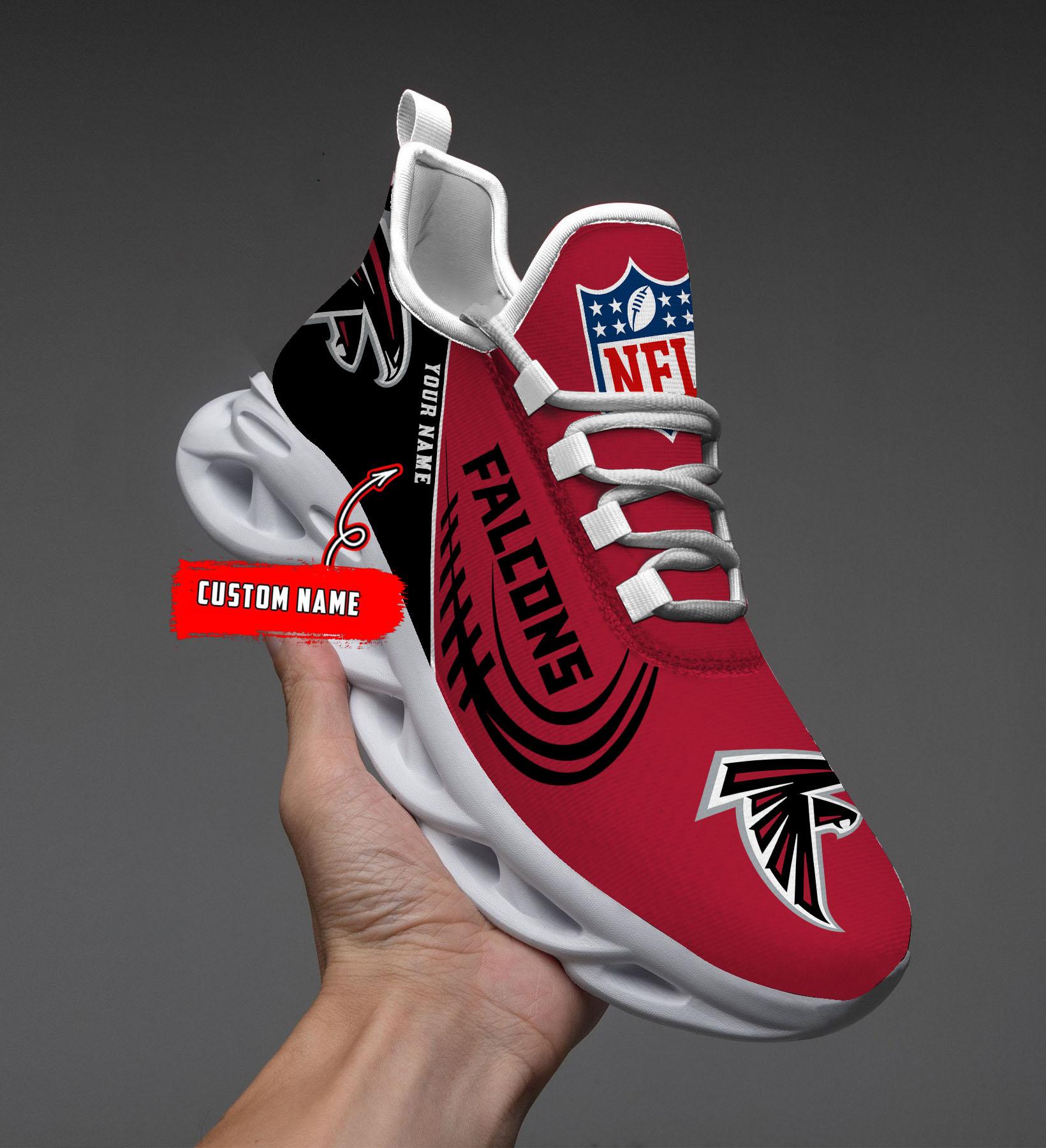 Personalized Atlanta Falcons Max Soul Shoes Sneakers for Men And Women – NFL Football Fan Shoes, Team Sneakers