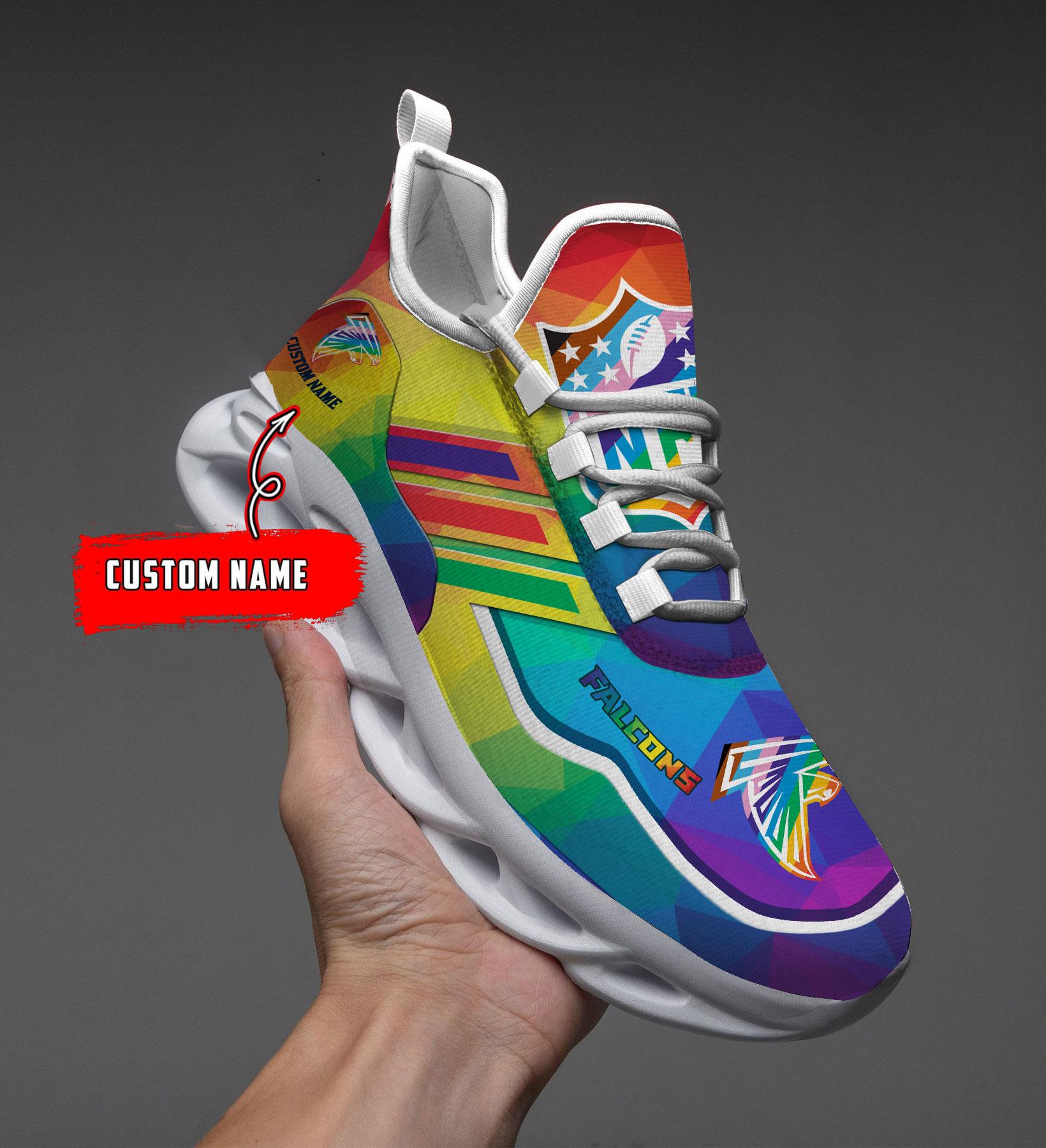 Personalized Atlanta Falcons Max Soul Shoes Sneakers for Men And Women – NFL Football Fan Shoes, Team Sneakers - Image 3