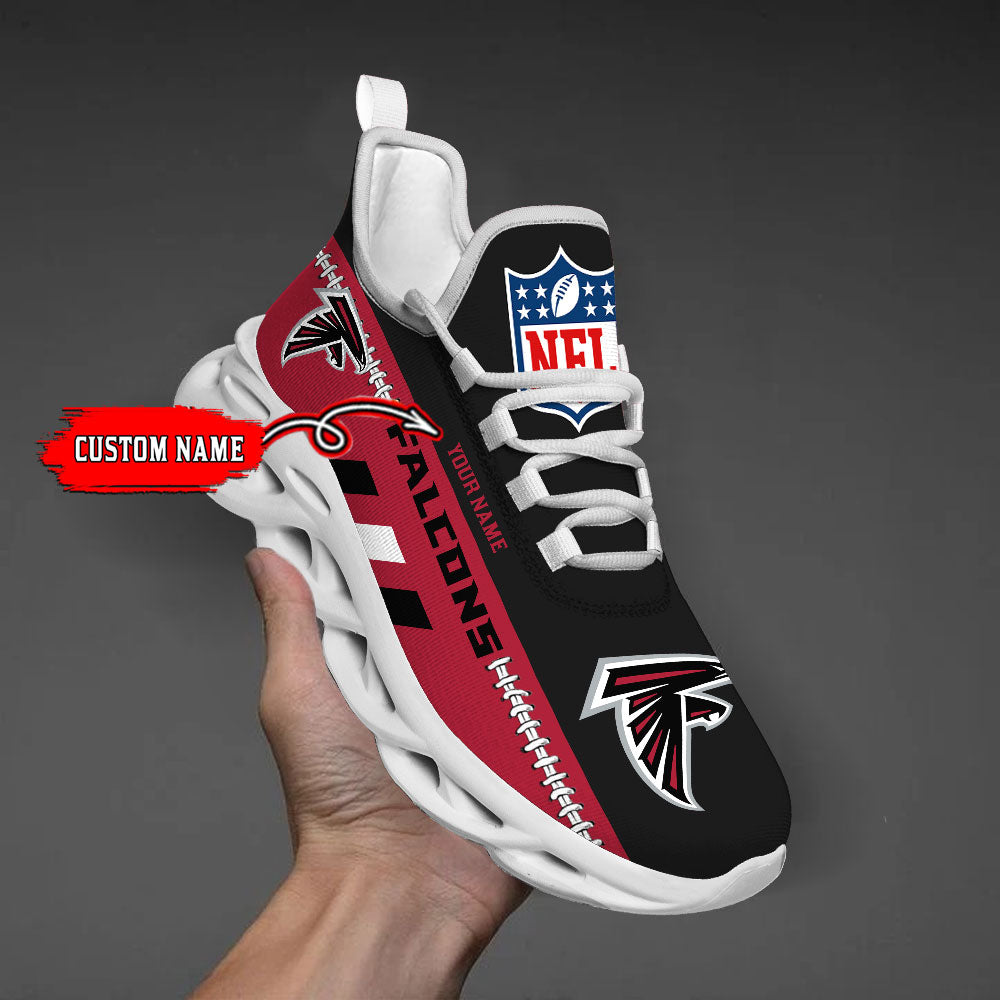 Personalized Atlanta Falcons Max Soul Shoes Sneakers for Men And Women – NFL Football Fan Shoes, Team Sneakers